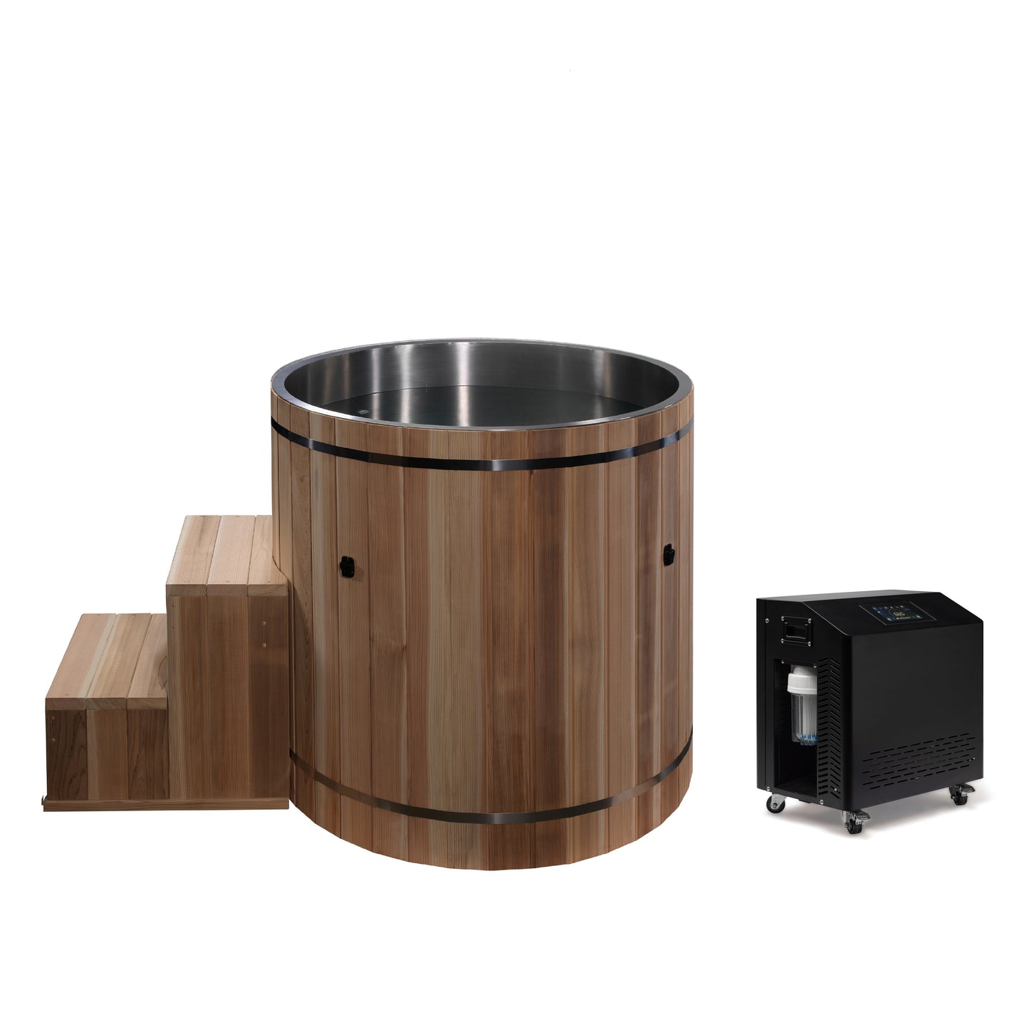 Dynamic Cold Therapy Barrel - 316 Ultra Stainless Steel with Pacific Cedar Exterior