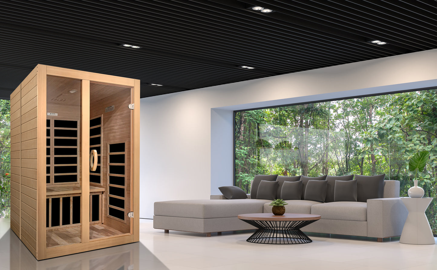 Dynamic Santiago 2 person Low EMF FAR Infrared Sauna