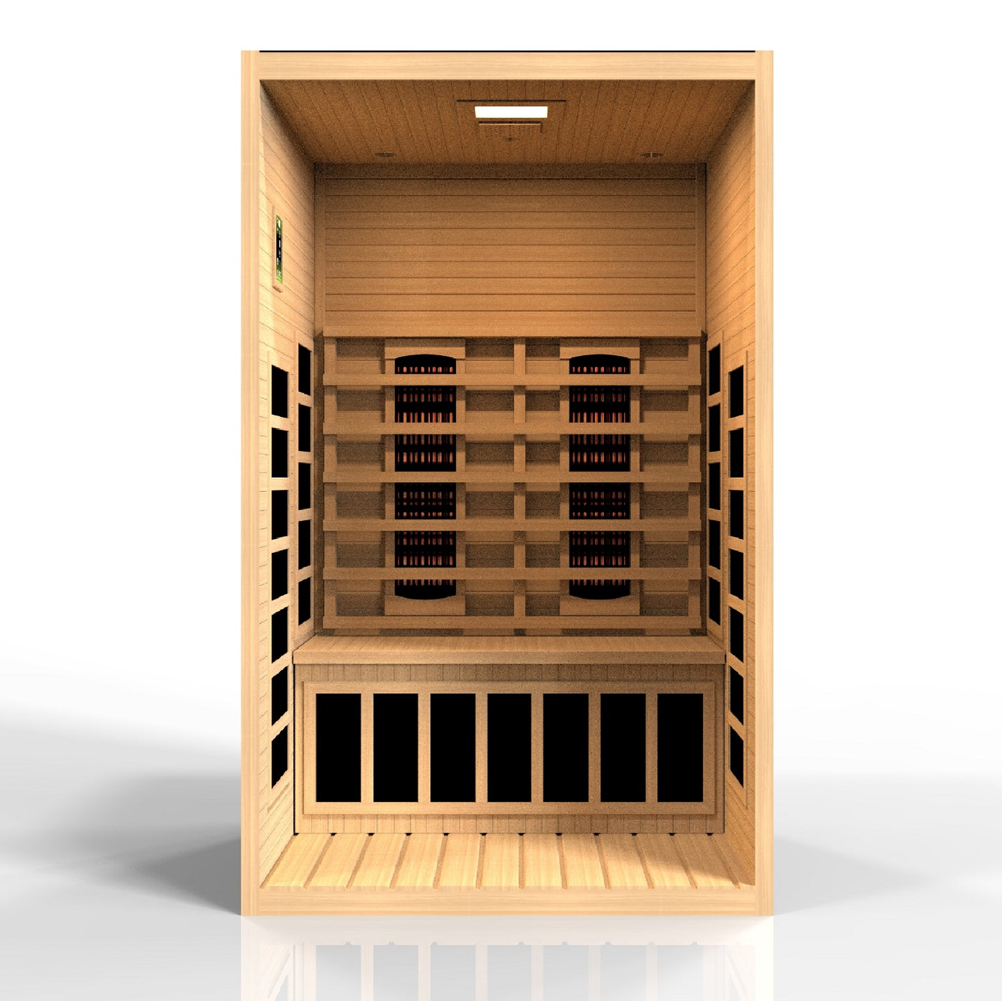 Dynamic Santiago 2 person Full Spectrum Near Zero EMF FAR Infrared Sauna