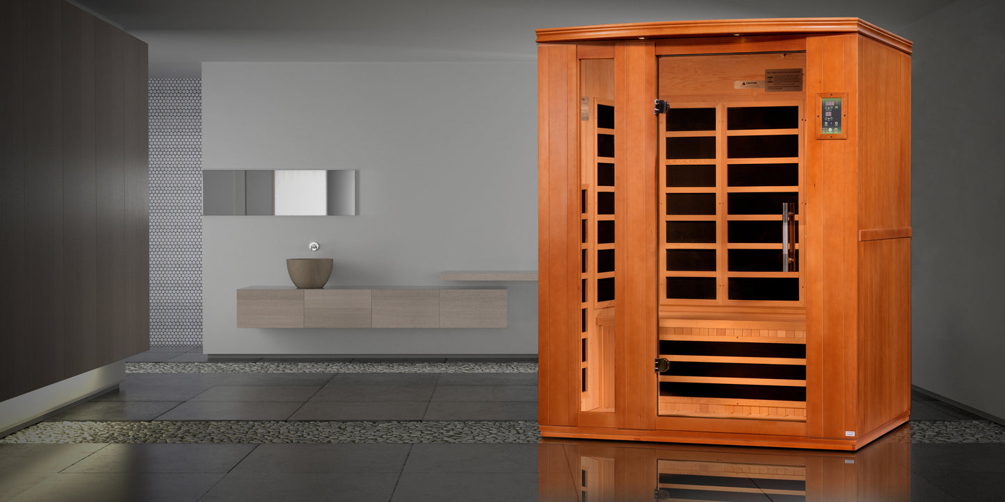Dynamic Lugano 3 person Low EMF FAR Infrared Sauna