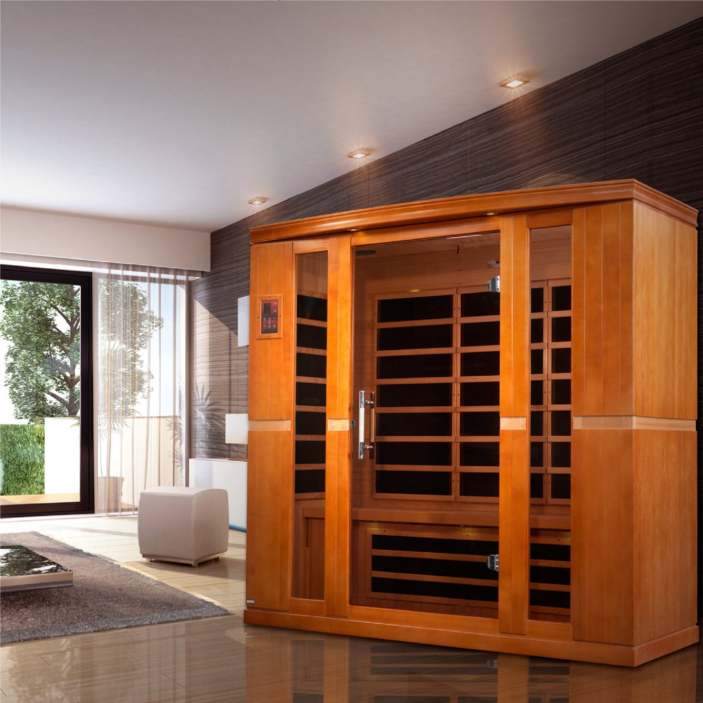 Dynamic Bergamo 4 person Low EMF FAR Infrared Sauna