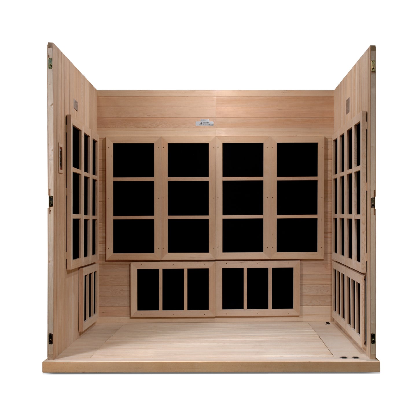 Golden Designs Catalonia 8 person PureTech™ Near Zero EMF FAR Infrared Sauna