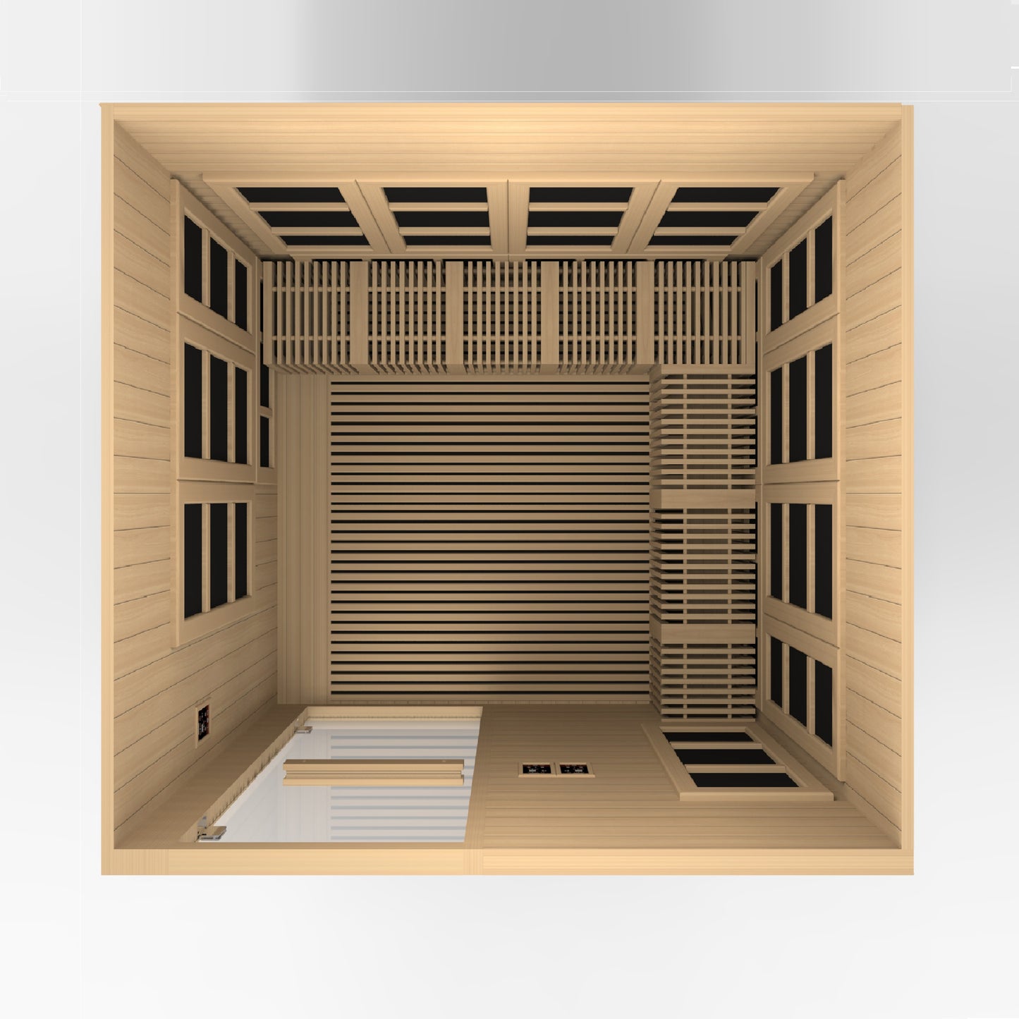 Golden Designs Catalonia 8 person PureTech™ Near Zero EMF FAR Infrared Sauna