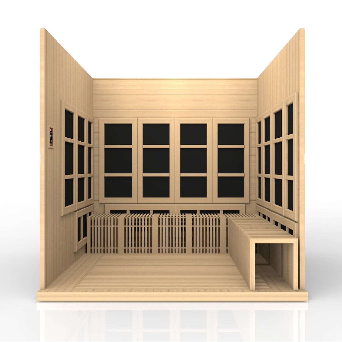 Golden Designs Catalonia 8 person PureTech™ Near Zero EMF FAR Infrared Sauna