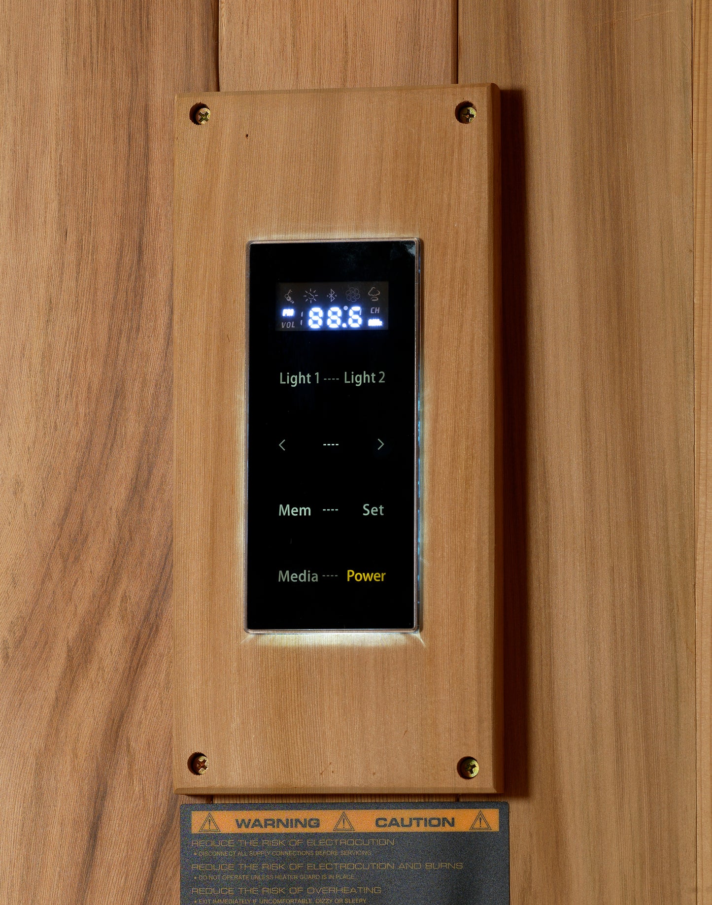 Golden Designs "Osla Edition" 6 person Traditional Sauna - Canadian Red Cedar Interior and Pacific Premium Clear Cedar Exterior