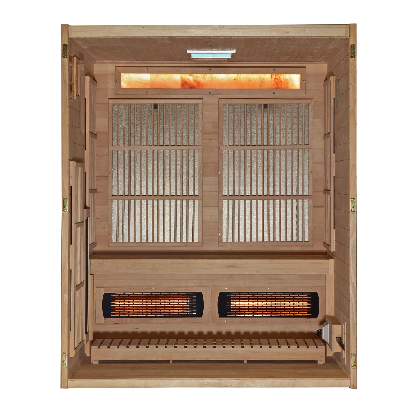 Golden Designs 2025 Soria 3 Per Hybrid Sauna. Full Spectrum and Harvia Traditional Stove