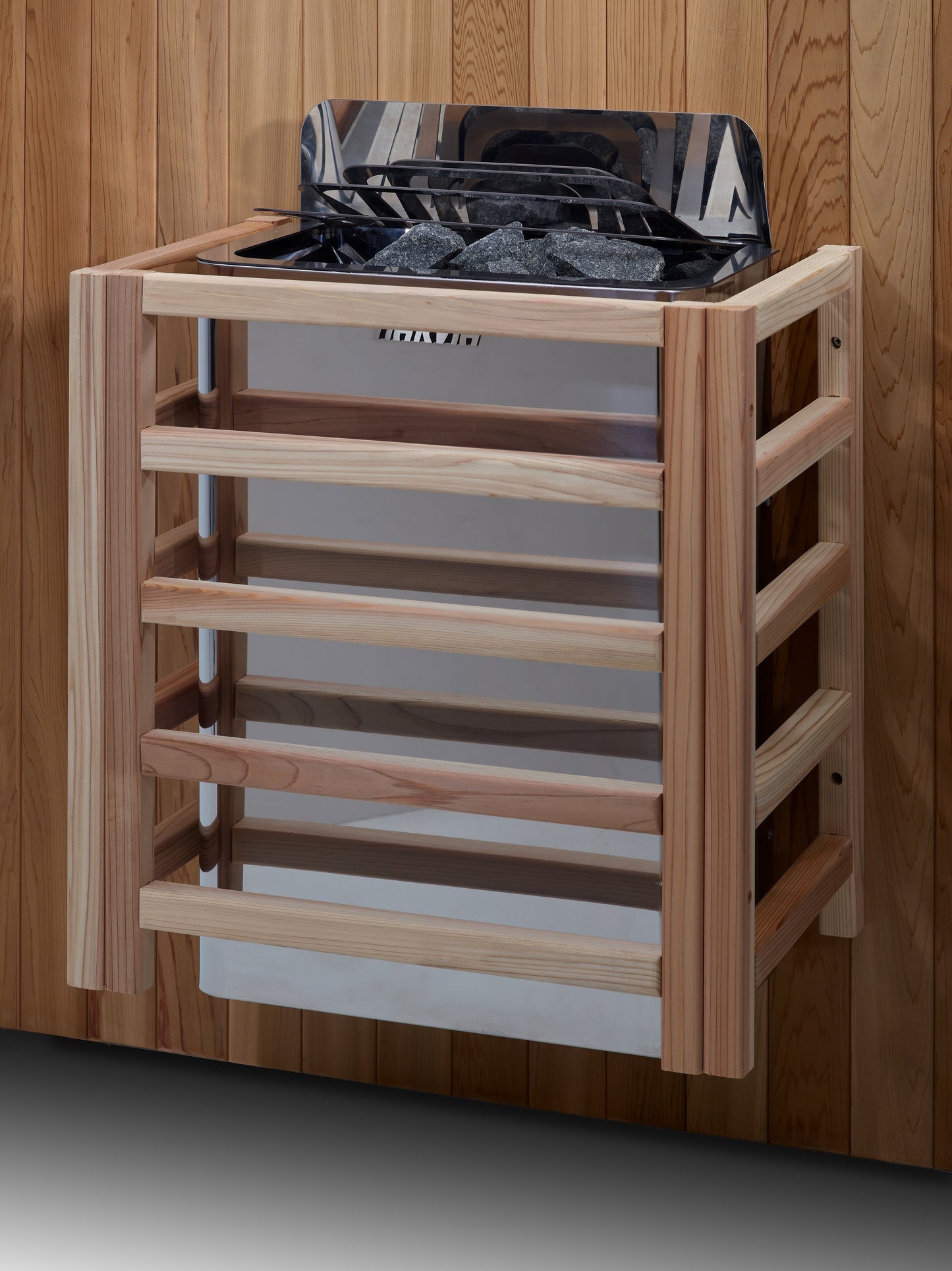 Golden Designs "Kuusamo Edition" 6 person Indoor Traditional Sauna - Canadian Red Cedar Interior