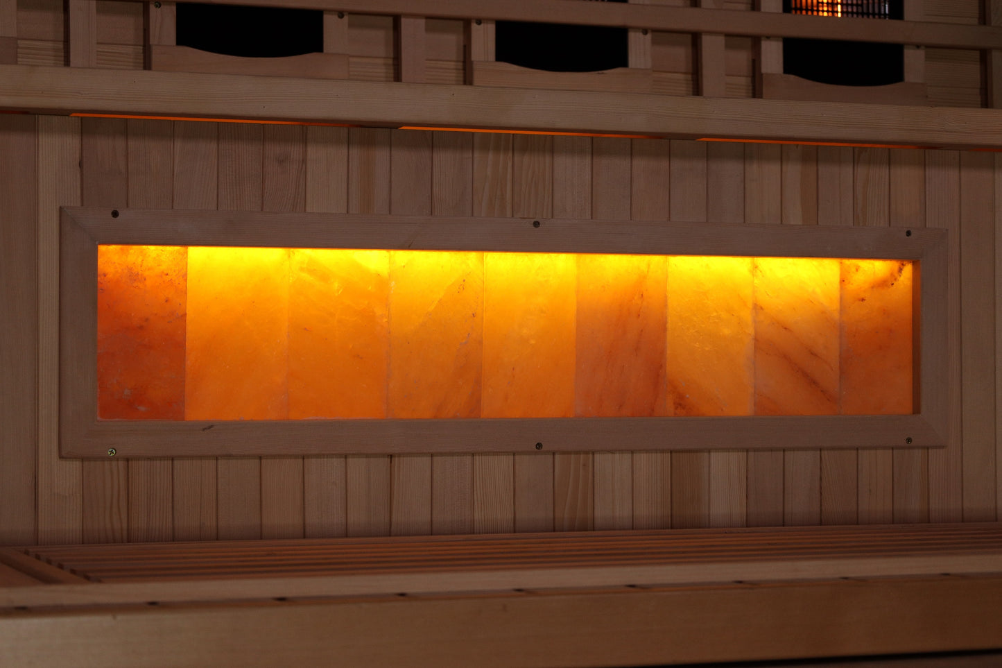 Golden Designs 1 or 2 person Full Spectrum PureTech™ Near Zero EMF FAR Infrared Sauna with Himalayan Salt Bar