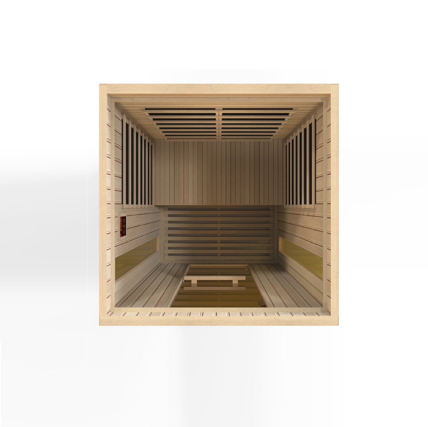 Maxxus "Serenity" Dual Tech 2 person Low EMF FAR Infrared Sauna Canadian Hemlock