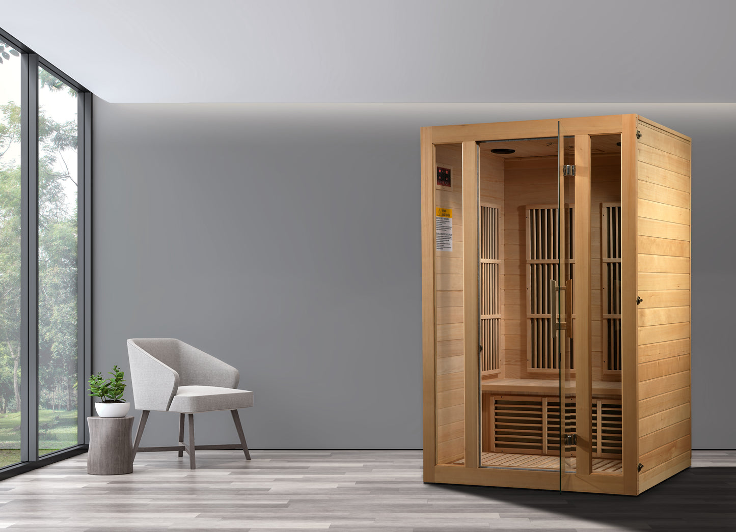 Maxxus Seattle 2 person Near Zero EMF FAR Infrared Sauna