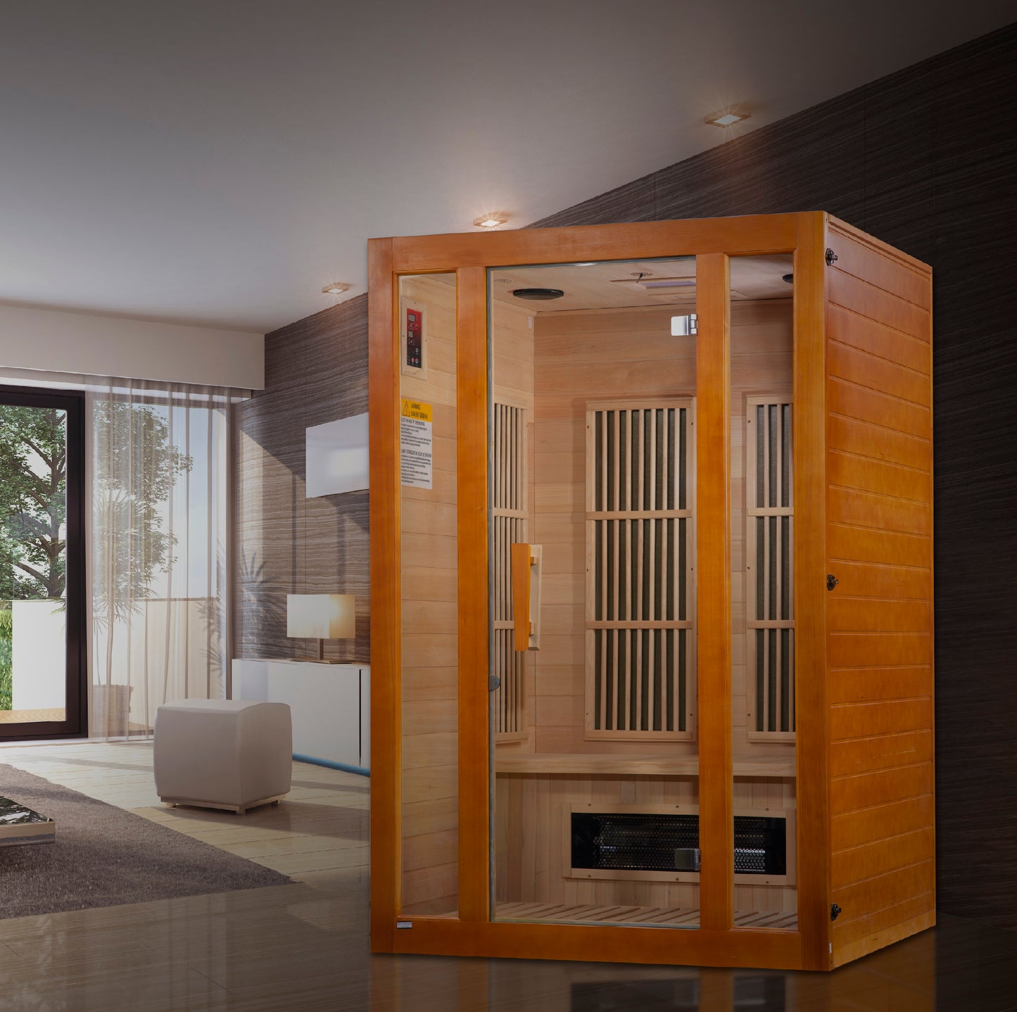 Maxxus 2 person Low EMF FAR Infrared Sauna