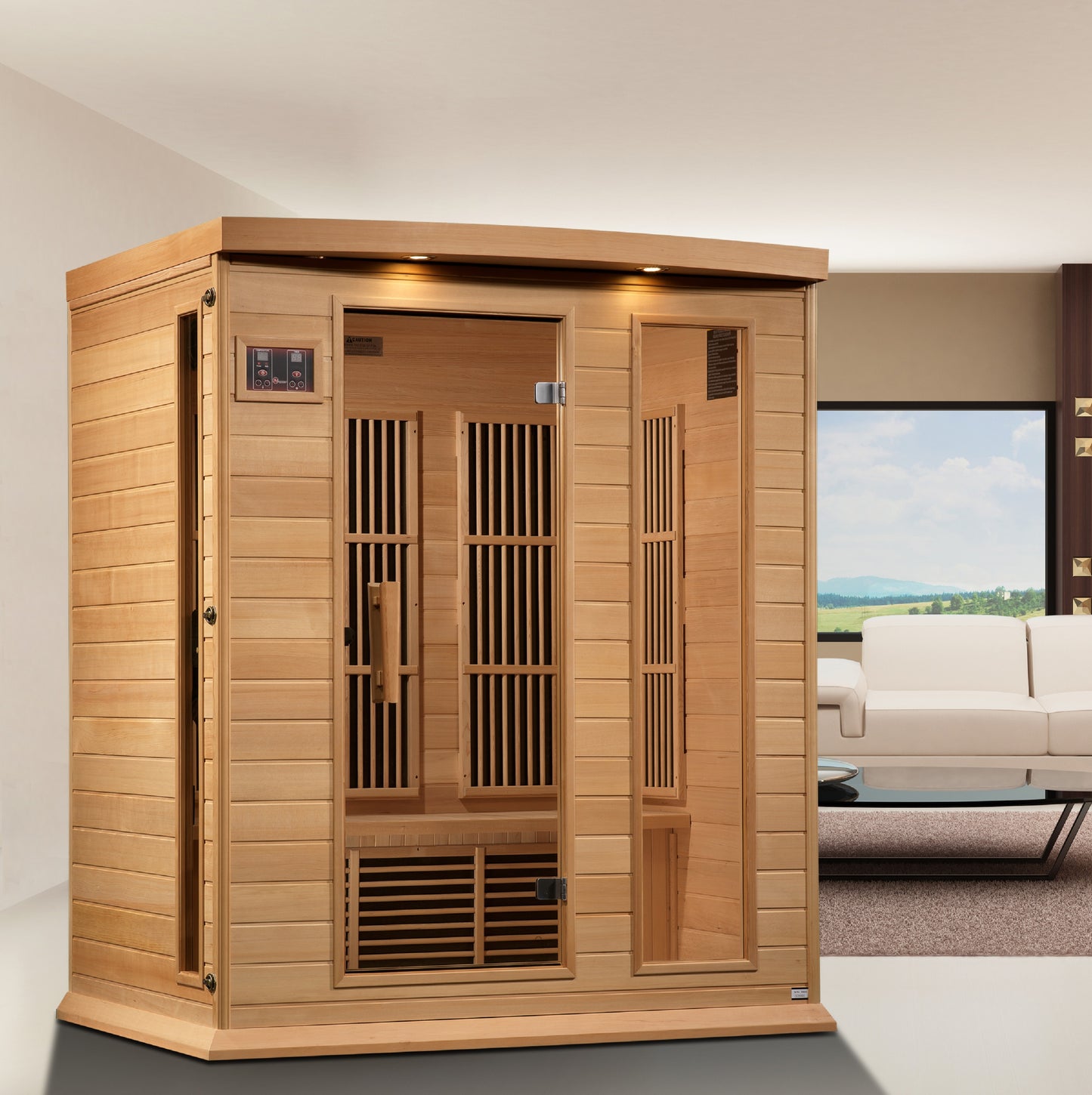 Maxxus 3 person Near Zero EMF FAR Infrared Sauna