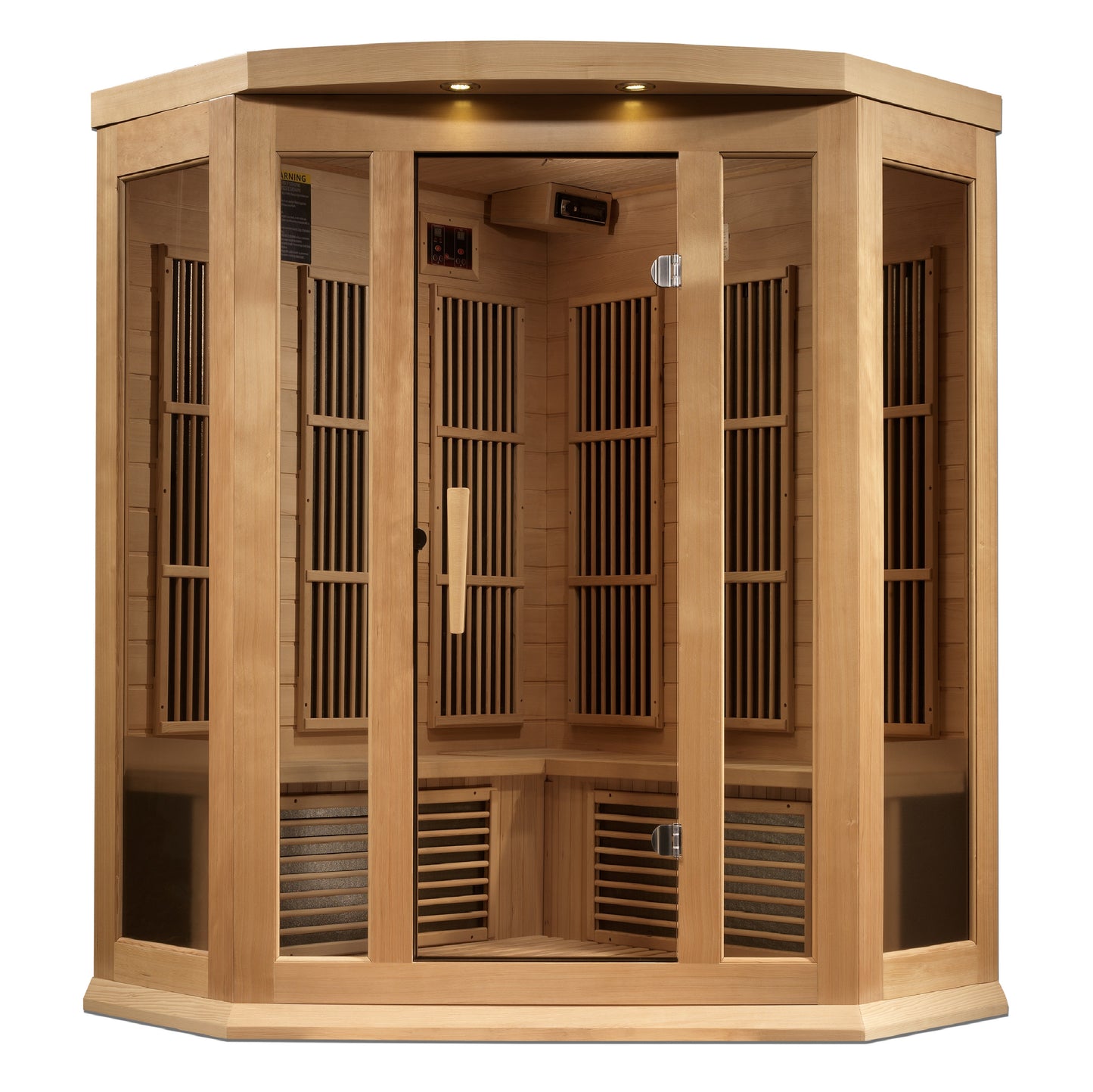 Maxxus 3 person Corner Near Zero EMF FAR Infrared Sauna