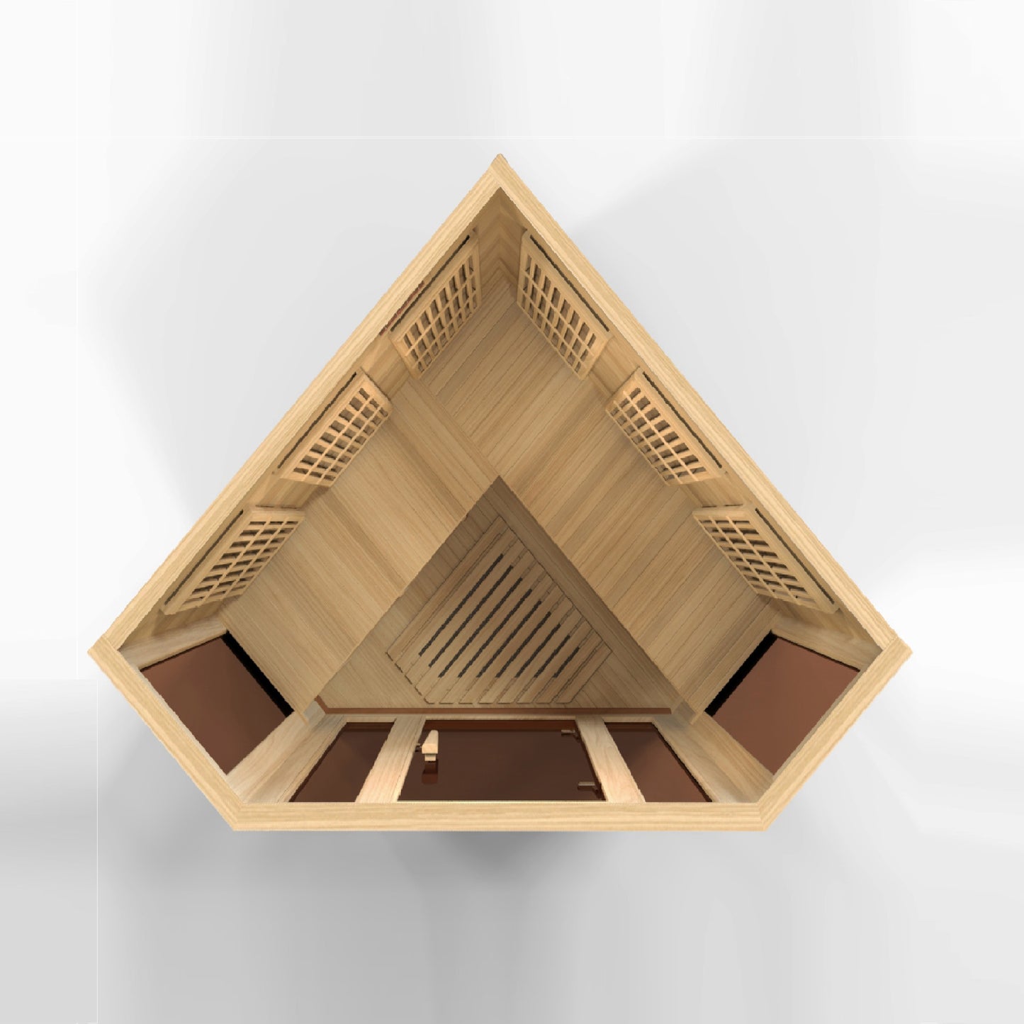 Maxxus 3 person Corner Low EMF FAR Infrared Sauna