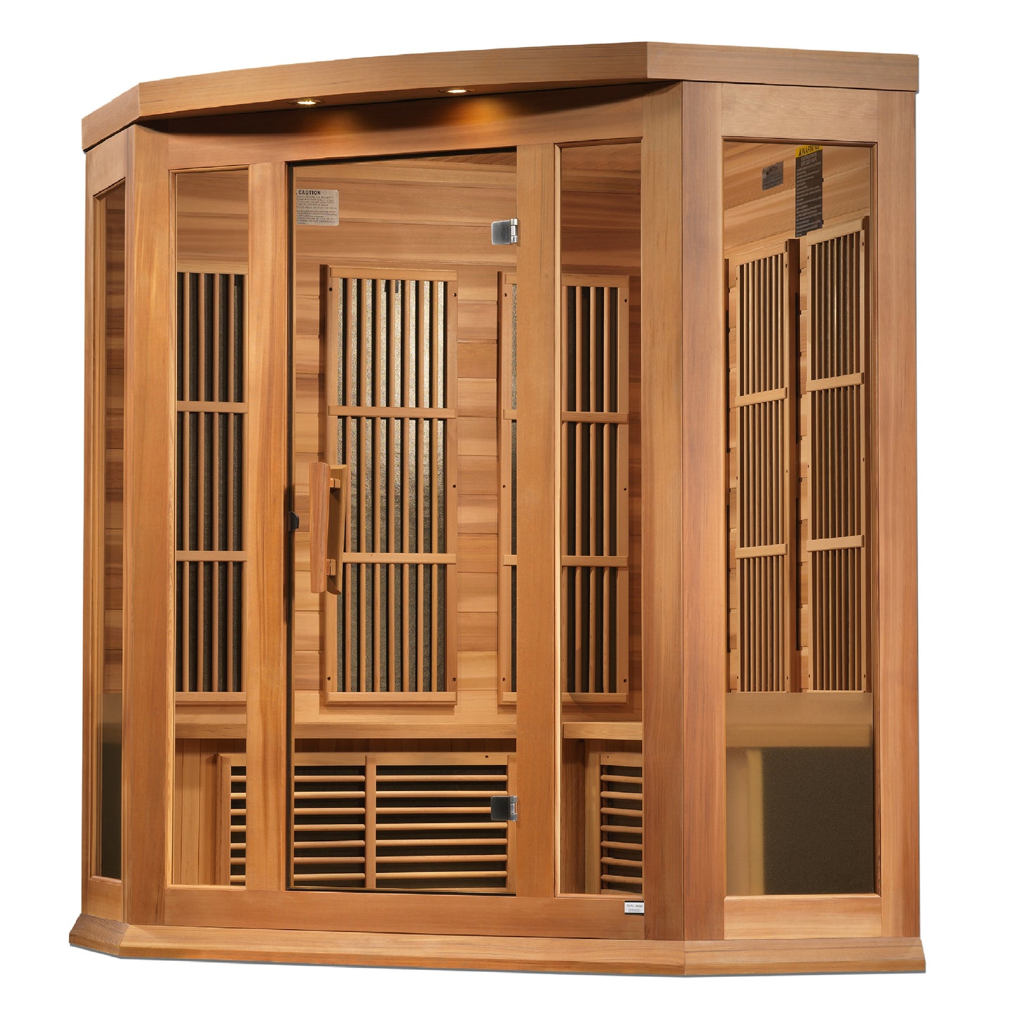 Maxxus 3 person Corner Full Spectrum Near Zero EMF FAR Infrared Sauna