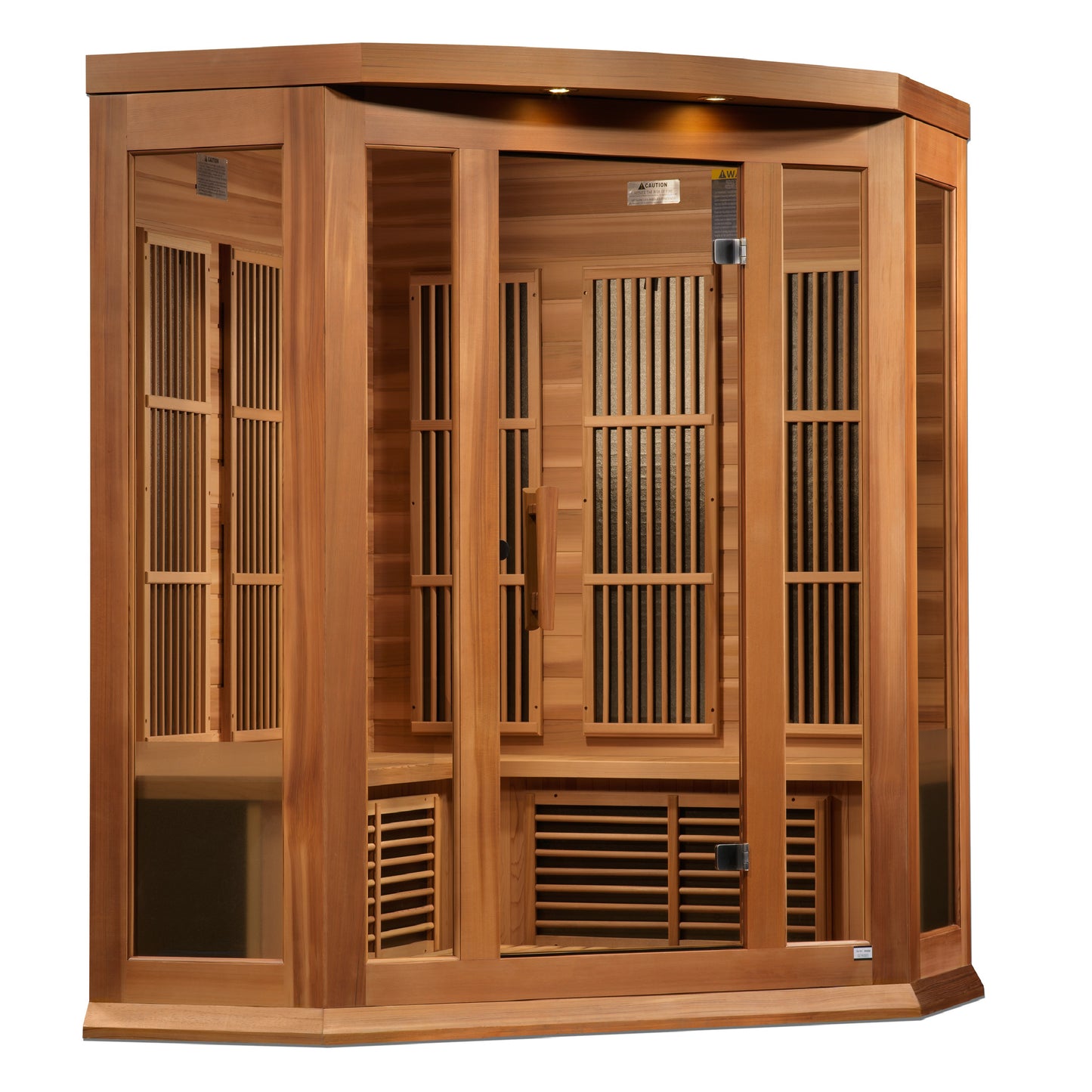 Maxxus 3 person Corner Near Zero EMF FAR Infrared Sauna