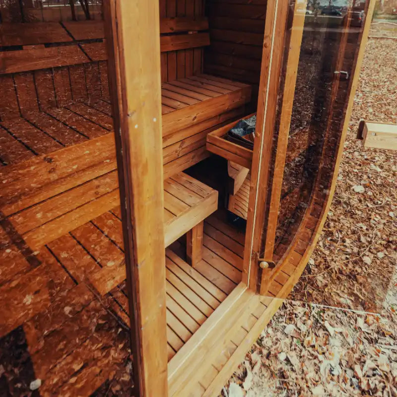 MW12 ThermoWood® Outdoor Sauna
