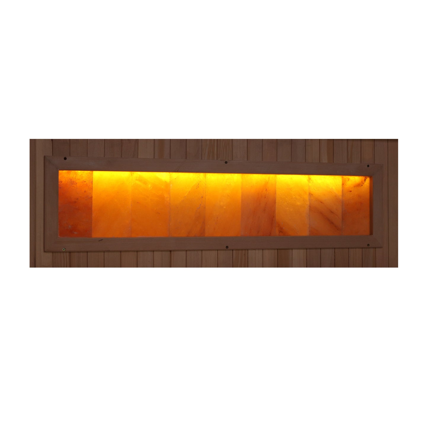 Golden Designs 6 person Full Spectrum PureTech™ Near Zero EMF FAR Infrared Sauna with Himalayan Salt Bar