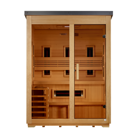 Golden Designs Carinthia three-person outdoor sauna