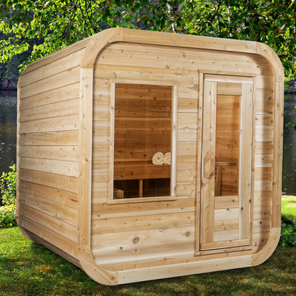Leisurecraft Canadian Timber Luna Sauna — manufacturer photo 2