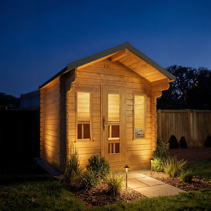 Leisurecraft Canadian Timber Palmer Cabin Sauna — manufacturer photo 2