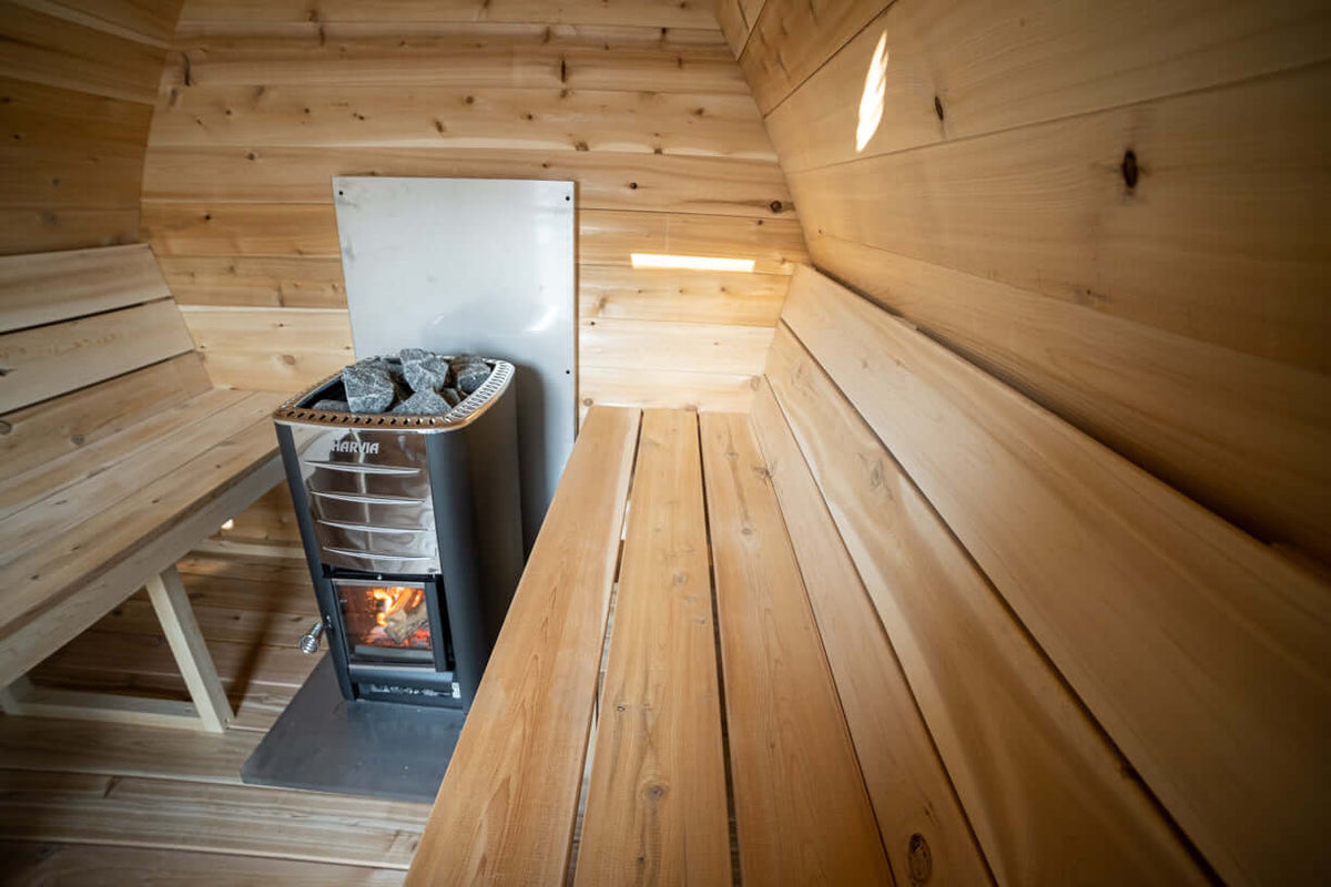Leisurecraft Canadian Timber MiniPOD 4-Person Sauna