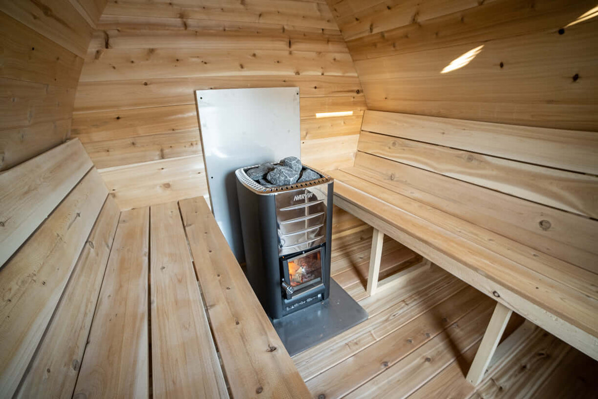 Leisurecraft Canadian Timber MiniPOD 4-Person Sauna
