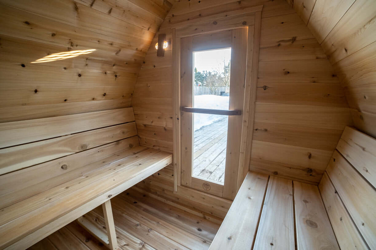 Leisurecraft Canadian Timber MiniPOD 4-Person Sauna