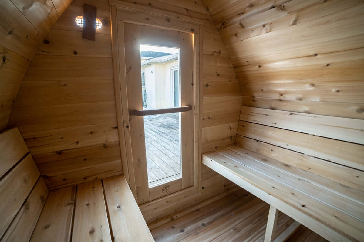 Leisurecraft Canadian Timber MiniPOD 4-Person Sauna