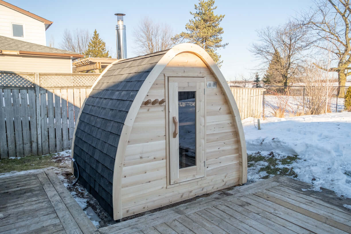 LeisureCraft Canadian Timber MiniPOD Sauna