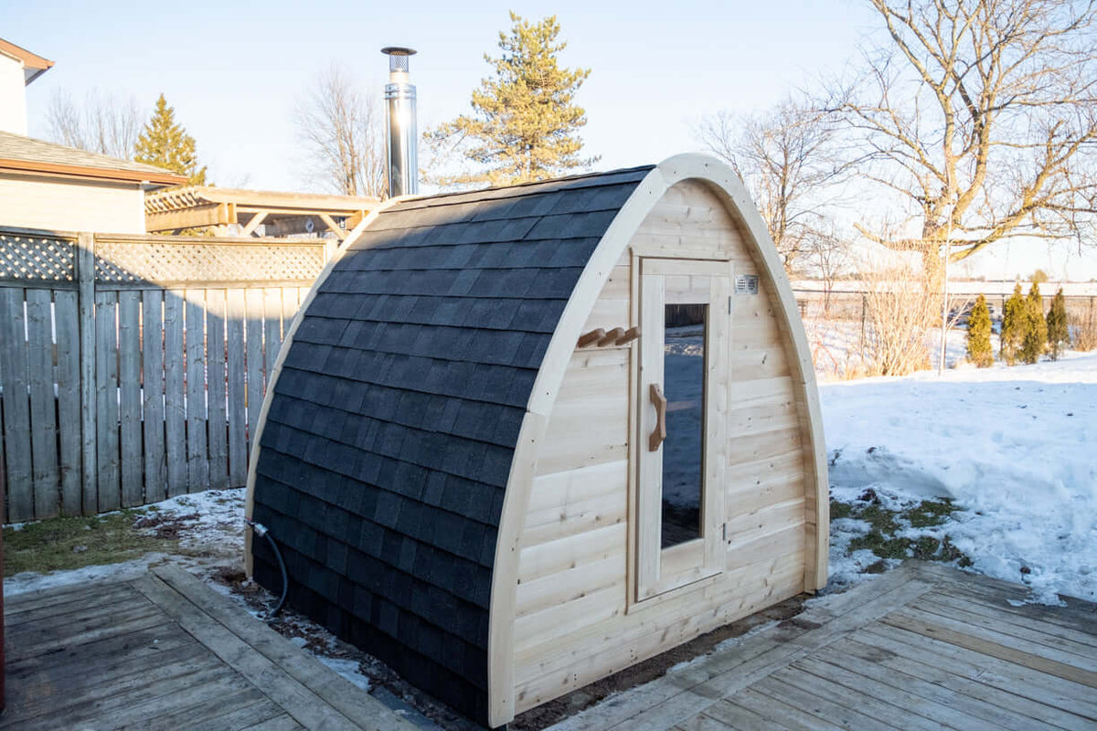 Leisurecraft Canadian Timber MiniPOD 4-Person Sauna
