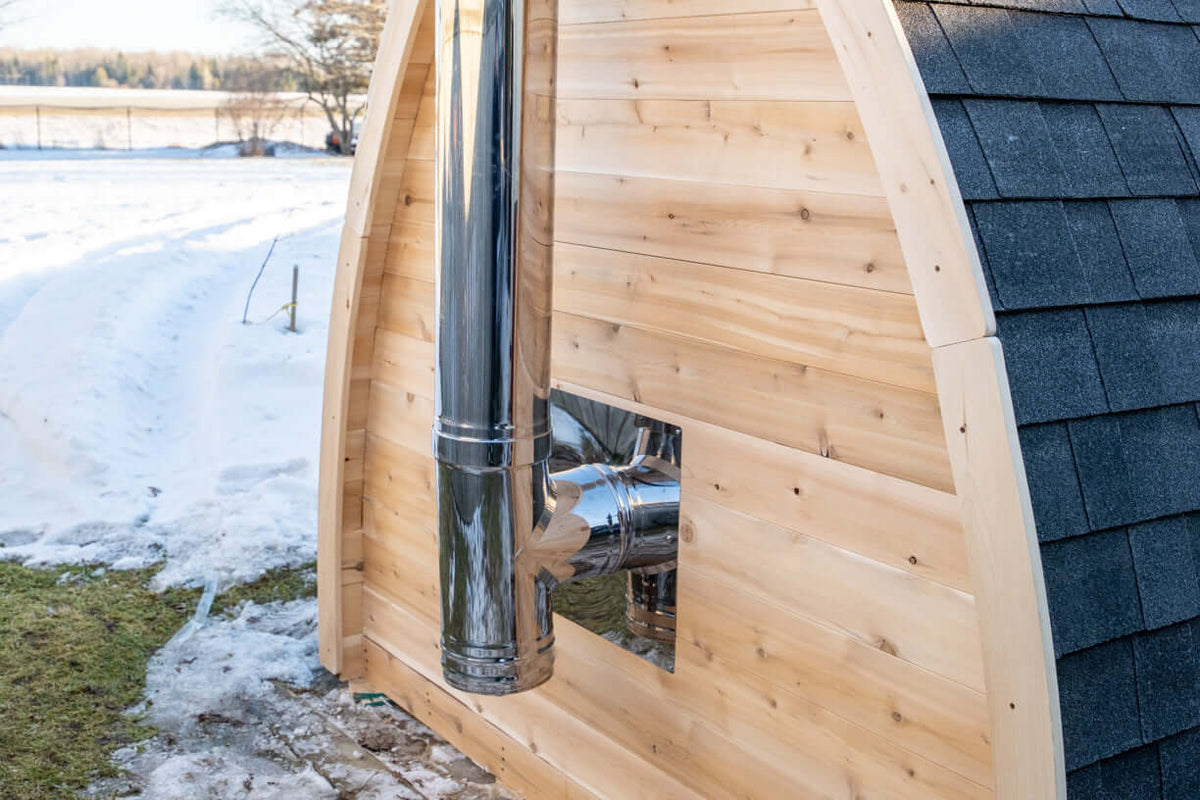 Leisurecraft Canadian Timber MiniPOD 4-Person Sauna