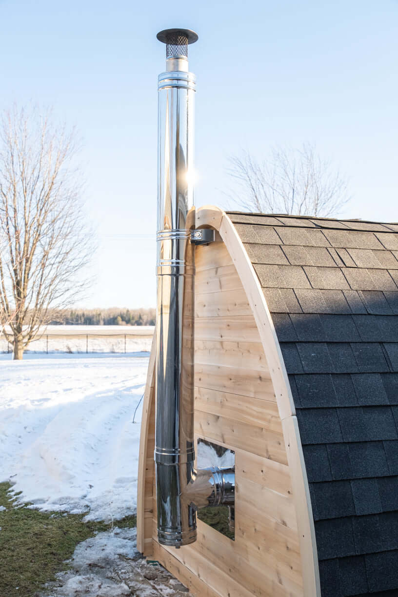 Leisurecraft Canadian Timber MiniPOD 4-Person Sauna