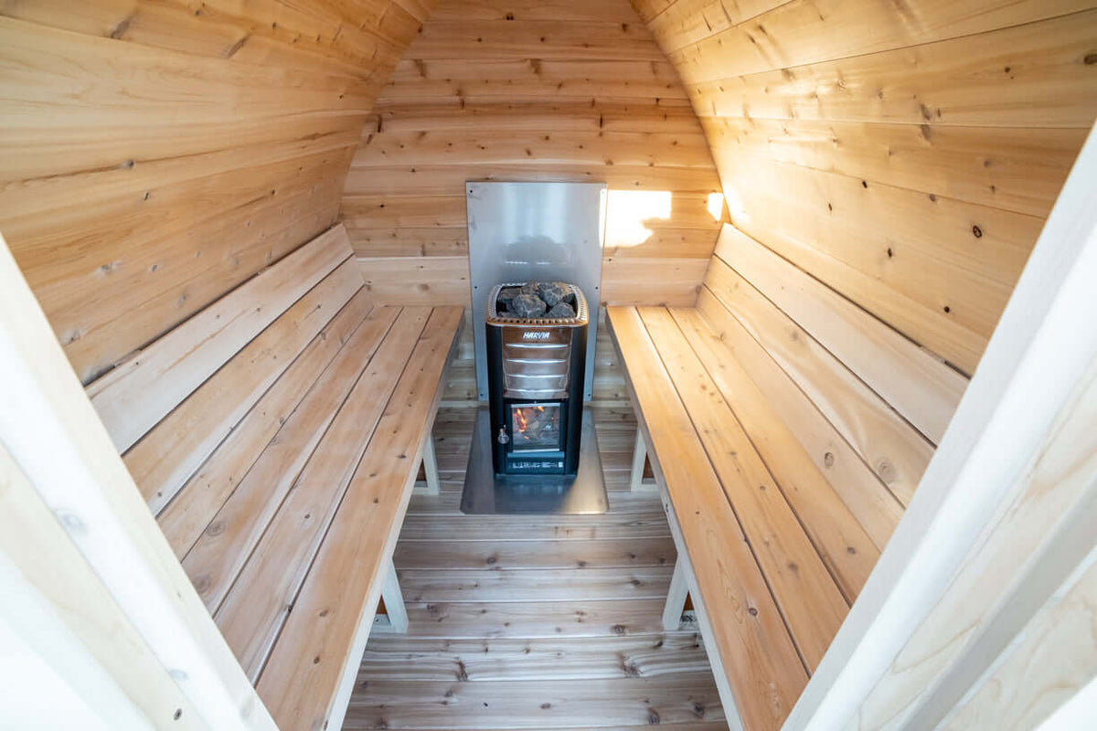 Leisurecraft Canadian Timber MiniPOD 4-Person Sauna