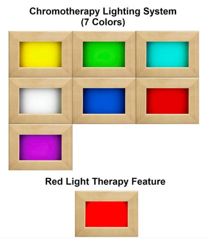 ***New 2026 Model*** Dynamic Vila Grande Full Spectrum 4-Person Near Zero EMF Infrared Sauna (Canadian Hemlock)