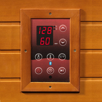 DYN-6209-03 FS Dynamic Santiago 2 person Full Spectrum Near Zero EMF FAR Infrared Sauna