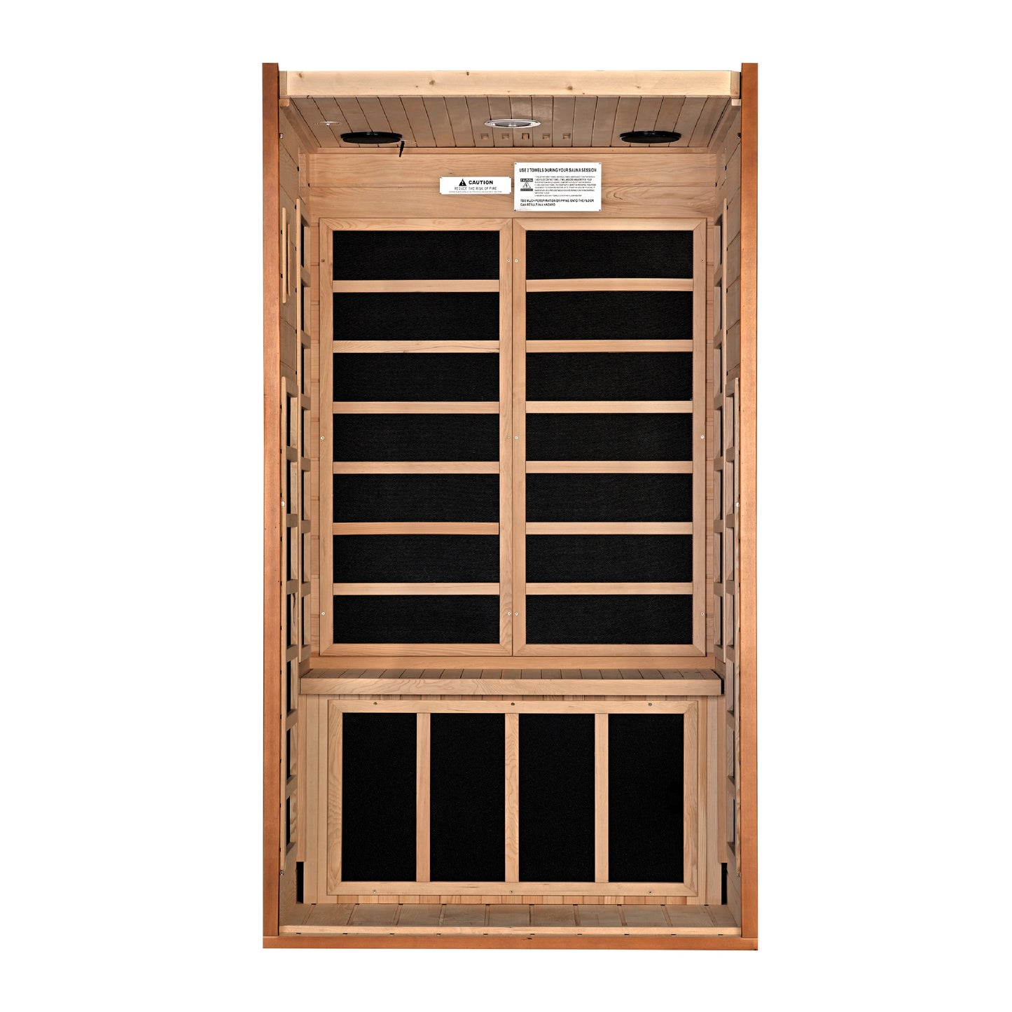 DYN-6103-01 Avila 1 or 2 Person Low EMF FAR Infrared Sauna