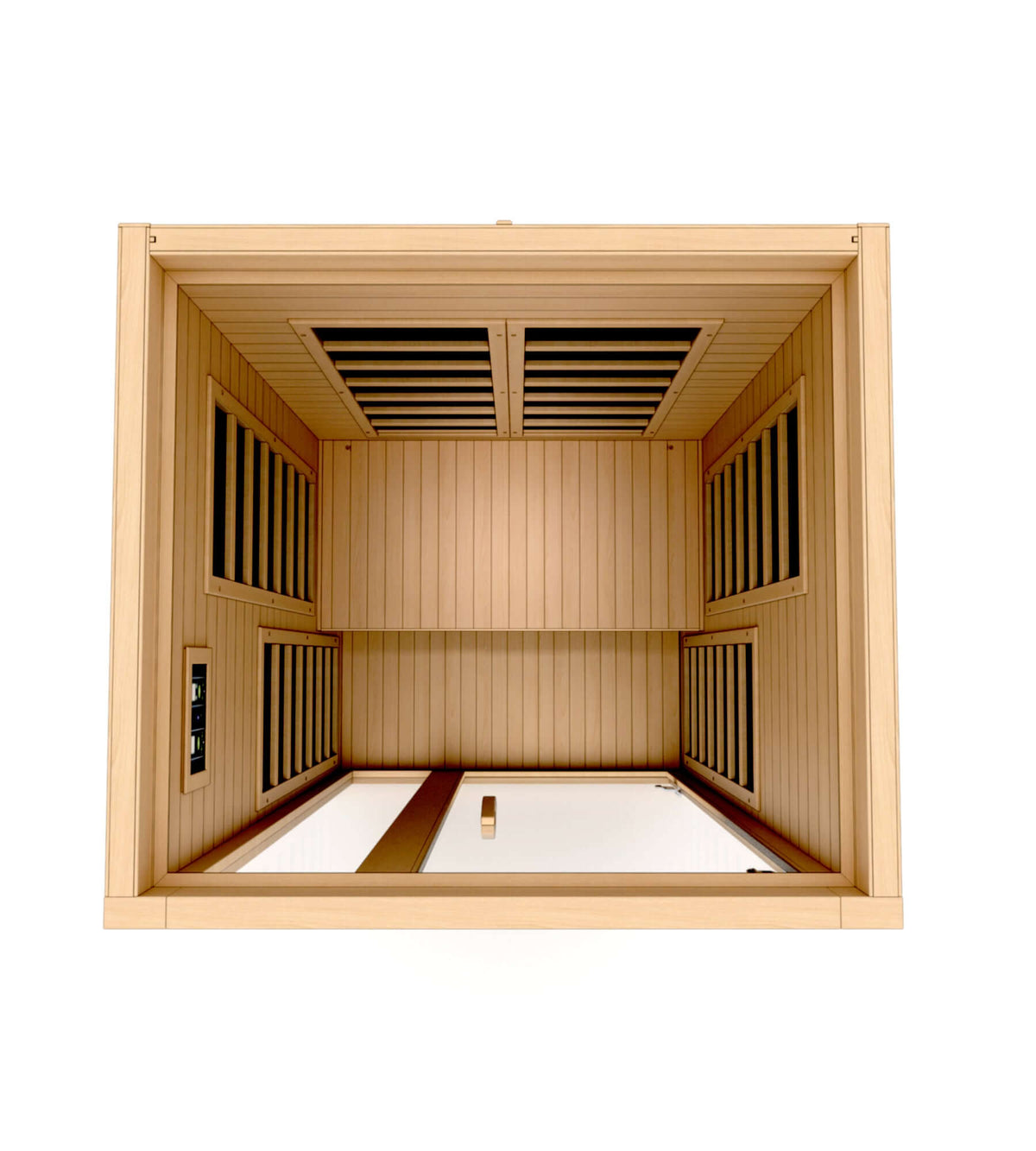 ***New 2026 Model*** Dynamic Gracia Full Spectrum 1–2 Person Near Zero EMF Infrared Sauna (Canadian Hemlock)