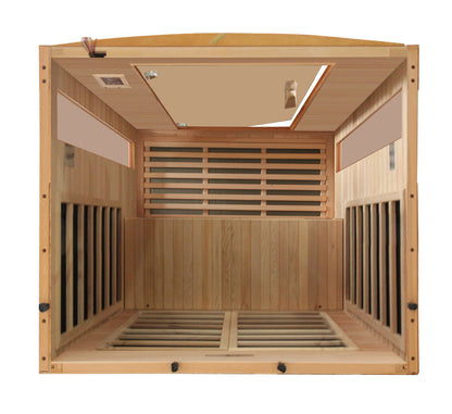 Dynamic Versailles Elite 2-Person Ultra Low EMF FAR Infrared Sauna (Canadian Hemlock)
