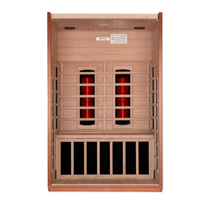 DYN-6203-02 FS Dynamic Cardoba 2 person Full Spectrum Near Zero EMF FAR Infrared Sauna