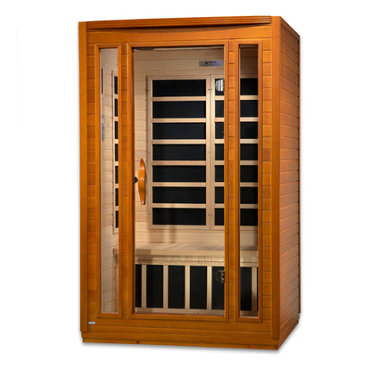 DYN-6206-01 Elite Dynamic San Marino Elite 2 person Ultra Low EMF FAR Infrared Sauna