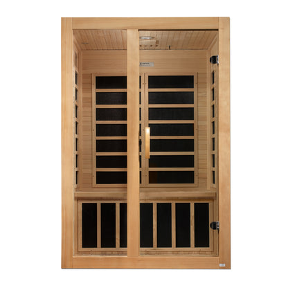 DYN-6209-01 Dynamic Santiago 2 person Low EMF FAR Infrared Sauna