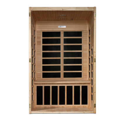 DYN-6209-01 Dynamic Santiago 2 person Low EMF FAR Infrared Sauna