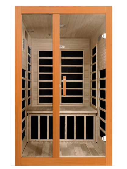 DYN-6209-02 Elite Dynamic Santiago Elite 2 person Ultra Low EMF FAR Infrared Sauna