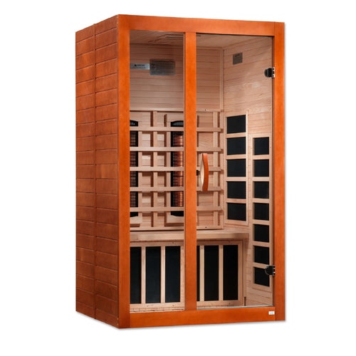 Dynamic Santiago 2 person Full Spectrum Near Zero EMF FAR Infrared Sauna