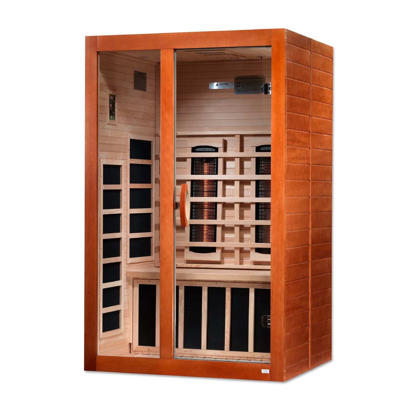 DYN-6209-03 FS Dynamic Santiago 2 person Full Spectrum Near Zero EMF FAR Infrared Sauna