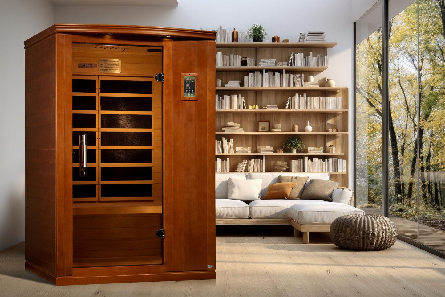 Dynamic "Venice Limited Elite" 2-Person Ultra Low EMF FAR Infrared Sauna (Canadian Hemlock)