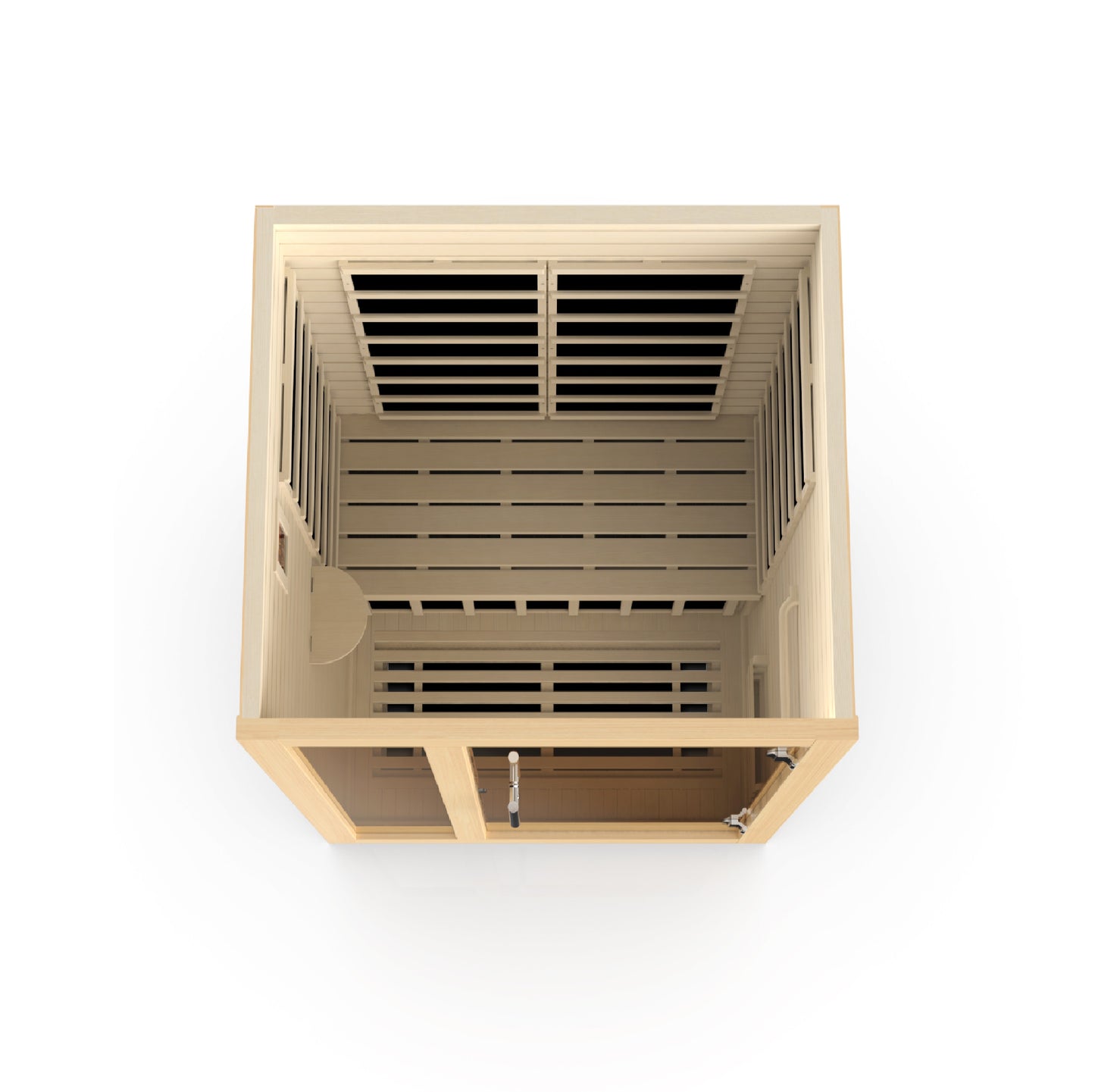 DYN-6215-02 Dynamic Llumeneres 2 person Ultra Low EMF FAR Infrared Sauna