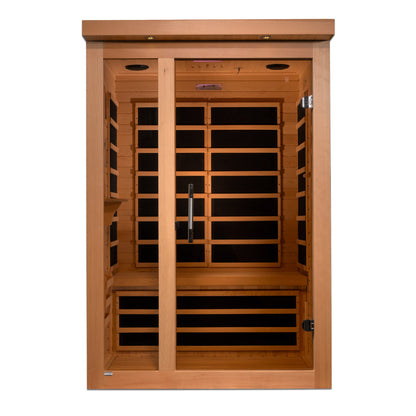 DYN-6215-02 Dynamic Llumeneres 2 person Ultra Low EMF FAR Infrared Sauna