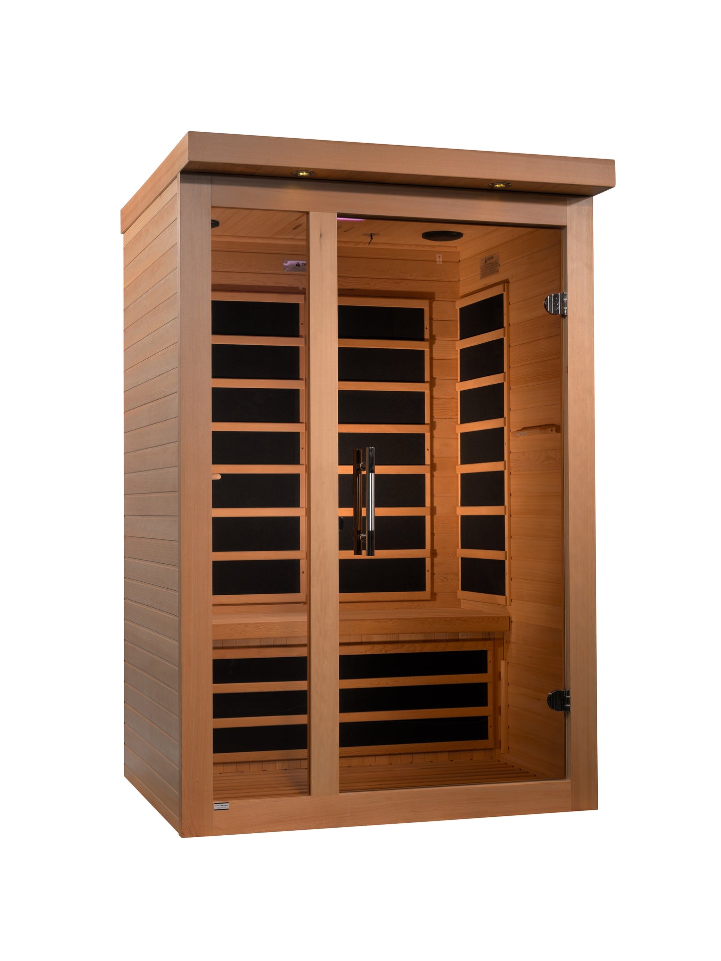 DYN-6215-02 Dynamic Llumeneres 2 person Ultra Low EMF FAR Infrared Sauna